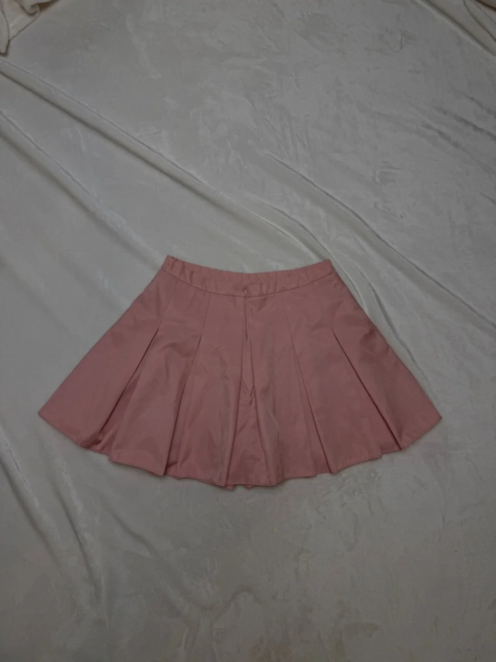 Amanda Uprichard Blush Pink Pleated Dixon Skirt/Skort - Picture 7 of 7